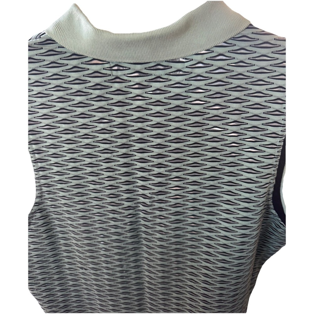 Jamie Sadock Womens Sleeveless Golf Top Size L 1/4 Zip Green - Picture 9 of 9